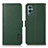 Custodia Portafoglio In Pelle Cover con Supporto B03H per OnePlus 9 Pro 5G Verde