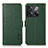 Custodia Portafoglio In Pelle Cover con Supporto B03H per OnePlus Ace Pro 5G Verde