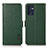 Custodia Portafoglio In Pelle Cover con Supporto B03H per OnePlus Nord CE 2 5G Verde