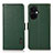 Custodia Portafoglio In Pelle Cover con Supporto B03H per OnePlus Nord CE 3 5G Verde