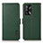 Custodia Portafoglio In Pelle Cover con Supporto B03H per Oppo A95 4G Verde