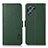 Custodia Portafoglio In Pelle Cover con Supporto B03H per Oppo K10 5G Verde