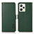 Custodia Portafoglio In Pelle Cover con Supporto B03H per Realme Narzo 50A Prime Verde