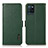 Custodia Portafoglio In Pelle Cover con Supporto B03H per Realme V11 5G Verde