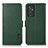 Custodia Portafoglio In Pelle Cover con Supporto B03H per Samsung Galaxy A05s Verde