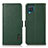 Custodia Portafoglio In Pelle Cover con Supporto B03H per Samsung Galaxy A12 5G Verde