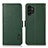 Custodia Portafoglio In Pelle Cover con Supporto B03H per Samsung Galaxy A13 4G Verde