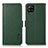 Custodia Portafoglio In Pelle Cover con Supporto B03H per Samsung Galaxy A22 4G Verde
