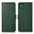 Custodia Portafoglio In Pelle Cover con Supporto B03H per Samsung Galaxy A22s 5G Verde