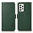 Custodia Portafoglio In Pelle Cover con Supporto B03H per Samsung Galaxy A52 4G Verde