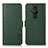 Custodia Portafoglio In Pelle Cover con Supporto B03H per Sony Xperia PRO-I Verde