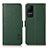 Custodia Portafoglio In Pelle Cover con Supporto B03H per Xiaomi Civi 1S 5G Verde