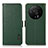 Custodia Portafoglio In Pelle Cover con Supporto B03H per Xiaomi Mi 12S Ultra 5G Verde