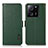 Custodia Portafoglio In Pelle Cover con Supporto B03H per Xiaomi Mi 13T 5G Verde