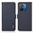 Custodia Portafoglio In Pelle Cover con Supporto B03H per Xiaomi Poco C55 Blu