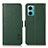 Custodia Portafoglio In Pelle Cover con Supporto B03H per Xiaomi Redmi 10 5G Verde