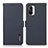 Custodia Portafoglio In Pelle Cover con Supporto B03H per Xiaomi Redmi K40 5G Blu