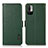 Custodia Portafoglio In Pelle Cover con Supporto B03H per Xiaomi Redmi Note 10 JE 5G Verde