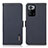 Custodia Portafoglio In Pelle Cover con Supporto B03H per Xiaomi Redmi Note 10 Pro 5G Blu