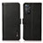 Custodia Portafoglio In Pelle Cover con Supporto B03H per Xiaomi Redmi Note 11 Pro 4G Nero