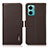 Custodia Portafoglio In Pelle Cover con Supporto B03H per Xiaomi Redmi Note 11E 5G Marrone