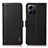 Custodia Portafoglio In Pelle Cover con Supporto B03H per Xiaomi Redmi Note 12 4G Nero