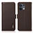 Custodia Portafoglio In Pelle Cover con Supporto B03H per Xiaomi Redmi Note 13 Pro 5G Marrone