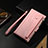 Custodia Portafoglio In Pelle Cover con Supporto B03S per Google Pixel 8 5G Oro Rosa