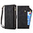 Custodia Portafoglio In Pelle Cover con Supporto B03S per Nokia XR20 Nero