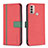 Custodia Portafoglio In Pelle Cover con Supporto B04F per Motorola Moto E20