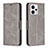 Custodia Portafoglio In Pelle Cover con Supporto B04F per Motorola Moto G13 Grigio