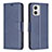 Custodia Portafoglio In Pelle Cover con Supporto B04F per Motorola Moto G73 5G