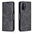 Custodia Portafoglio In Pelle Cover con Supporto B04F per Oppo A54 5G Nero