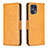 Custodia Portafoglio In Pelle Cover con Supporto B04F per Oppo Find X5 Pro 5G Marrone Chiaro