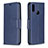 Custodia Portafoglio In Pelle Cover con Supporto B04F per Samsung Galaxy A10s Blu