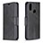 Custodia Portafoglio In Pelle Cover con Supporto B04F per Samsung Galaxy A10s Nero