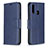 Custodia Portafoglio In Pelle Cover con Supporto B04F per Samsung Galaxy A20s Blu