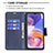 Custodia Portafoglio In Pelle Cover con Supporto B04F per Samsung Galaxy A23 4G