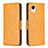 Custodia Portafoglio In Pelle Cover con Supporto B04F per Samsung Galaxy A23 5G SC-56C Marrone Chiaro