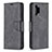 Custodia Portafoglio In Pelle Cover con Supporto B04F per Samsung Galaxy A32 4G Nero