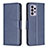 Custodia Portafoglio In Pelle Cover con Supporto B04F per Samsung Galaxy A33 5G Blu