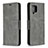 Custodia Portafoglio In Pelle Cover con Supporto B04F per Samsung Galaxy A42 5G Grigio