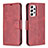 Custodia Portafoglio In Pelle Cover con Supporto B04F per Samsung Galaxy A53 5G Rosso