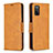 Custodia Portafoglio In Pelle Cover con Supporto B04F per Samsung Galaxy F02S SM-E025F