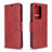 Custodia Portafoglio In Pelle Cover con Supporto B04F per Samsung Galaxy S20 Plus 5G Rosso