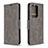 Custodia Portafoglio In Pelle Cover con Supporto B04F per Samsung Galaxy S20 Plus Grigio