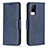 Custodia Portafoglio In Pelle Cover con Supporto B04F per Vivo V21s 5G Blu