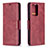 Custodia Portafoglio In Pelle Cover con Supporto B04F per Xiaomi Mi 11T Pro 5G Rosso