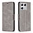 Custodia Portafoglio In Pelle Cover con Supporto B04F per Xiaomi Mi 13 Pro 5G Grigio