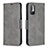 Custodia Portafoglio In Pelle Cover con Supporto B04F per Xiaomi POCO M3 Pro 5G Grigio